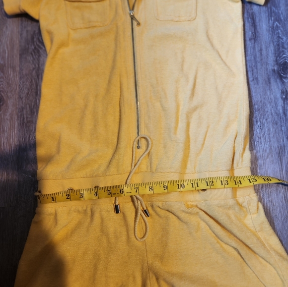 Yellow terrycloth Juicy Couture romper - Picture 6 of 13